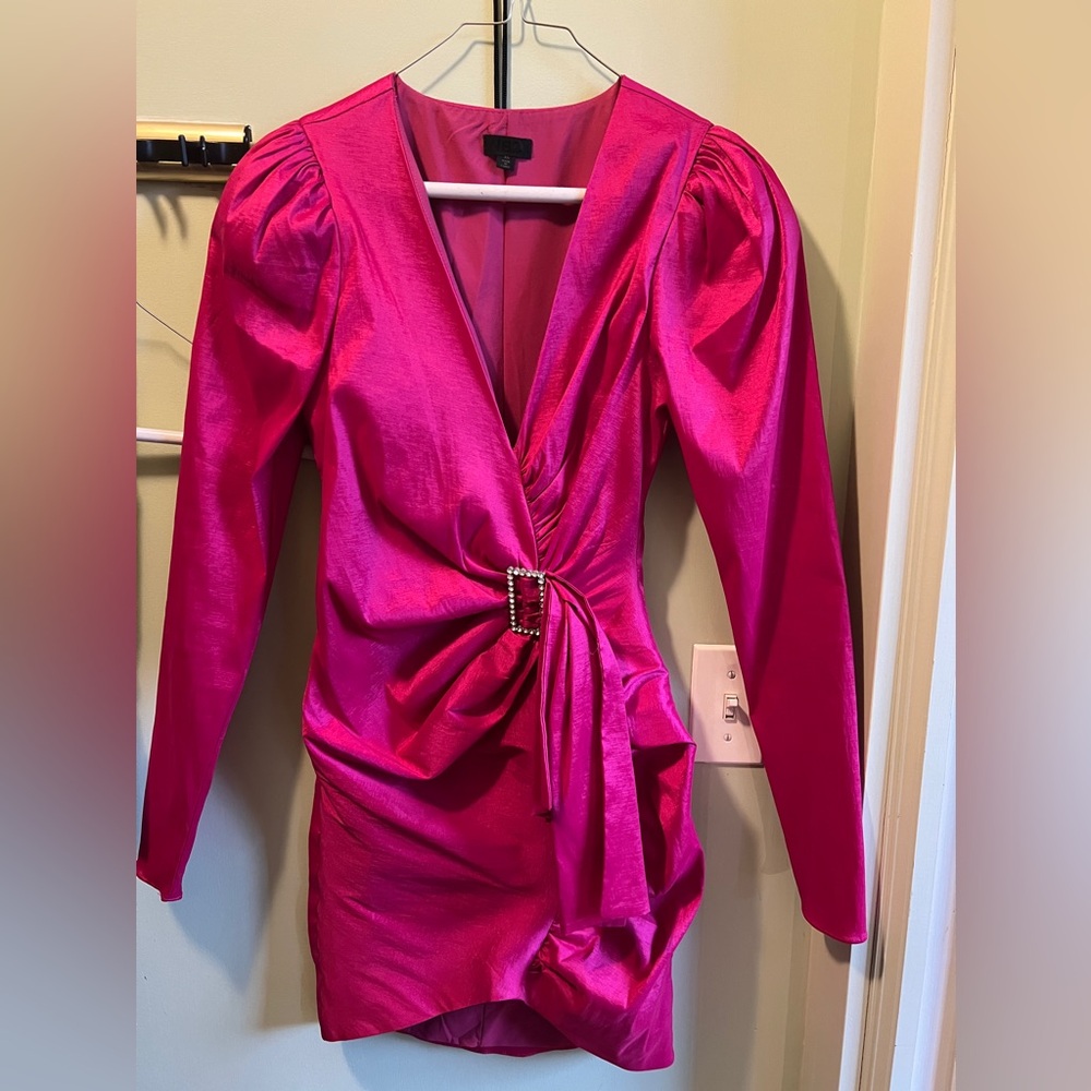 Hot pink NBD brand mini dress from Revolve, XS.